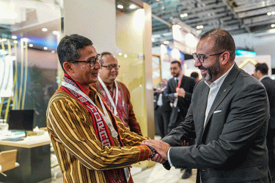 Menparekraf Sandiaga Salahuddin Uno menghadiri bursa pariwisata terbesar di dunia, World Travel Market (WTM) 2022 di London, Senin (7/11/2022).