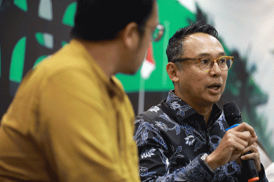 Diskusi Dialektika Demokrasi di Nusantara III, Kompleks Parlemen MPR/DPR-DPD, Senayan, Jakarta, Kamis (10/11/2022).