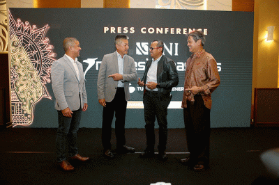 Peluncuran Title Sponsor dan Presenting Sponsor BNI Indonesian Masters Presented by TNE 2022, Jumat (11/11/2022).