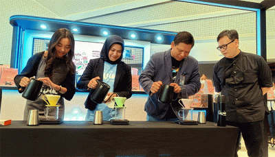 Perhelatan Livin' Jakarta Coffee Week (Jacowek) 2022 di Mal Pondok Indah 3, Jakarta, Jumat (11/11/2022).