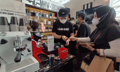 Perhelatan Livin' Jakarta Coffee Week (Jacowek) 2022 di Mal Pondok Indah 3, Jakarta, Jumat (11/11/2022).