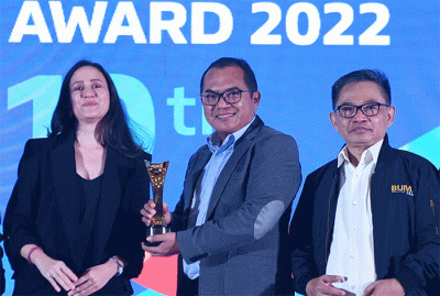 Ajang BUMN Branding & Marketing Award 2022 di Jakarta.