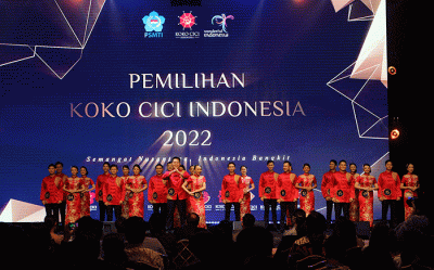 Pemilihan Koko Cici Indonesia 2022 di Nafiri Baywalk Mall, Pluit, Jakarta, Jumat (11/11/2022).