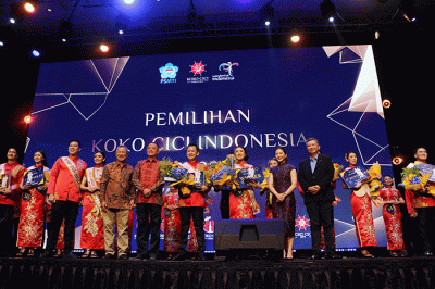 Pemilihan Koko Cici Indonesia 2022 di Nafiri Baywalk Mall, Pluit, Jakarta, Jumat (11/11/2022).