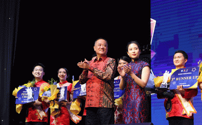 Pemilihan Koko Cici Indonesia 2022 di Nafiri Baywalk Mall, Pluit, Jakarta, Jumat (11/11/2022).