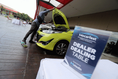 Moladin Car Festival (Mocarfest) 2022 di QBIG BSD City, Tangerang, Sabtu (12/11/2022).