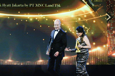 Penghargaan Indonesia Property Award 2022 di The Ritz Carlton Jakarta, Jumat (11/11/2022) malam.