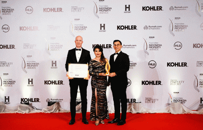 Penghargaan Indonesia Property Award 2022 di The Ritz Carlton Jakarta, Jumat (11/11/2022) malam.