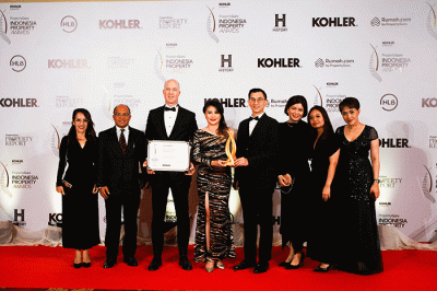 Penghargaan Indonesia Property Award 2022 di The Ritz Carlton Jakarta, Jumat (11/11/2022) malam.