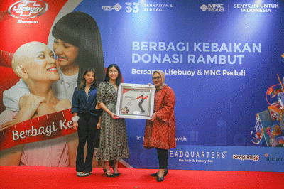 MNC Peduli dan Lifebuoy telah berhasil menyelenggarakan donasi rambut pada 4 – 11 November 2022.
