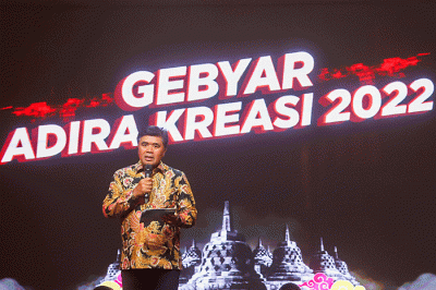 Perayaan HUT ke-32 Adira Finance melalui gelaran “Gebyar Adira Kreasi 2022” secara langsung di Jakarta.