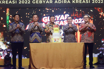 Perayaan HUT ke-32 Adira Finance melalui gelaran “Gebyar Adira Kreasi 2022” secara langsung di Jakarta.