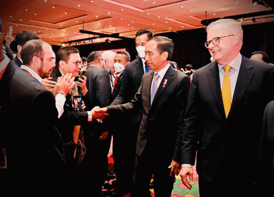 Presiden Joko Widodo menyampaikan sejumlah strategi besar dalam B20 Summit tahun 2022, yang digelar di Bali Nusa Dua Convention Center (BNDCC).