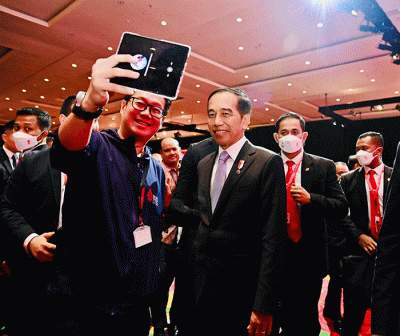 Presiden Joko Widodo menyampaikan sejumlah strategi besar dalam B20 Summit tahun 2022, yang digelar di Bali Nusa Dua Convention Center (BNDCC).