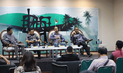 Diskusi Forum Legislasi di Kompleks Parlemen, Senayan, Jakarta, Selasa (15/11/2022).
