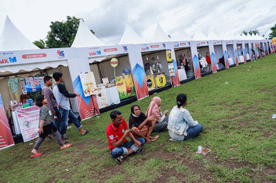 Pupuk Kaltim menggelar Festival UMKM di Lapangan Sepak Bola Pallangga, Kabupaten Gowa, Sulawesi Selatan, Sabtu (19/11/2022).