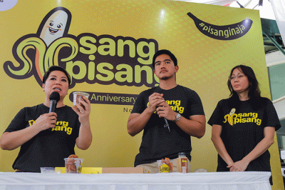 Rebranding Sang Pisang di kawasan Cikini, Jakarta Pusat, Sabtu (19/11/2022).