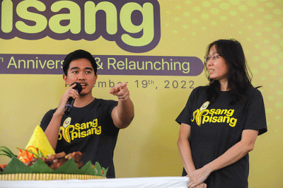 Rebranding Sang Pisang di kawasan Cikini, Jakarta Pusat, Sabtu (19/11/2022).