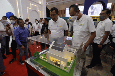 Pembukaan Indonesia Properti Expo (IPEX) 2022 di Jakarta, Sabtu (19/11/2022).