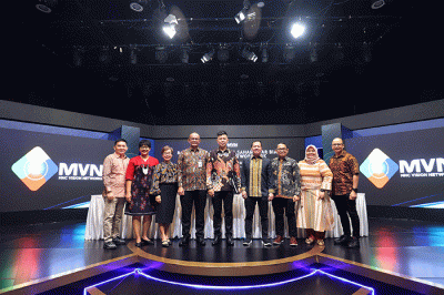 Rapat Umum Pemegang Saham Luar Biasa (RUPSLB) PT MNC Vision Networks Tbk di MNC Conference Hall, iNews Tower, Jalan Kebon Sirih, Jakarta Pusat.