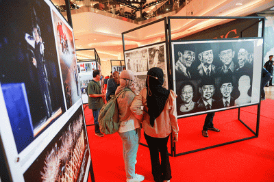 Pembukaan pameran Foto Potret 7 Presiden RI dengan tema 