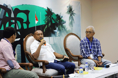 Diskusi Forum Legislasi di Media Center, Kompleks Parlemen Senayan, Jakarta, Selasa (22/11/2022).