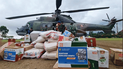 Merespon gempa Cianjur, TNI AU kembali menyalurkan bantuan logistik untuk masyarakat terdampak gempa.
