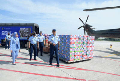 Merespon gempa Cianjur, TNI AU kembali menyalurkan bantuan logistik untuk masyarakat terdampak gempa.