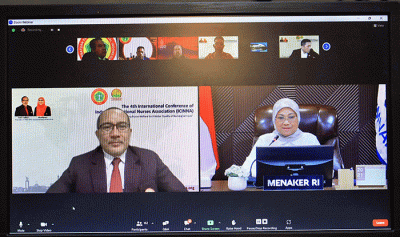 Menaker Ida Fauziyah mengatakan, pemenuhan hak-hak kesejahteraan perawat tersebut sebagai bentuk kepedulian dari pemerintah.