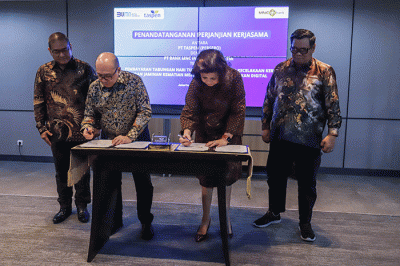 Melalui aplikasi perbankan digitalnya, MotionBanking akan digunakan untuk pembayaran manfaat kepada seluruh peserta TASPEN.