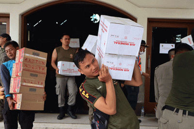 BNPB bersama Pemerintah Kabupaten Cianjur kembali mendistribusikan bantuan logistik untuk warga terdampak gempa bumi magnitudo M5,6.