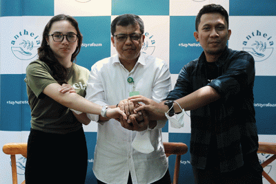 Talkshow Kampanye Say No To Styrofoam di Arborea Cafe, Jakarta.