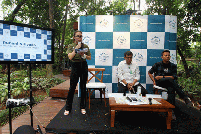 Talkshow Kampanye Say No To Styrofoam di Arborea Cafe, Jakarta.