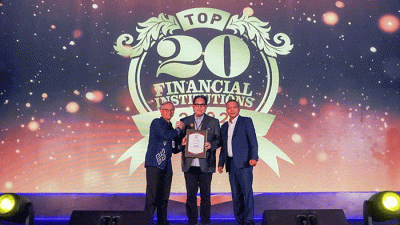 Gelaran Top 20 Financial Institution Award 2022 di Jakarta, Kamis (24/11/2022).