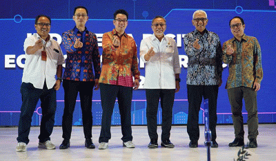 Menteri Perdagangan Zulkifli Hasan saat acara Indonesia Digital Economy Conference di Jakarta, Selasa (29/11/2022).