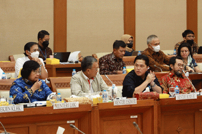 Rapat Rapat Kerja Komisi VII DPR RI di Jakarta, Selasa (29/11/2022).