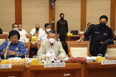 Rapat Rapat Kerja Komisi VII DPR RI di Jakarta, Selasa (29/11/2022).