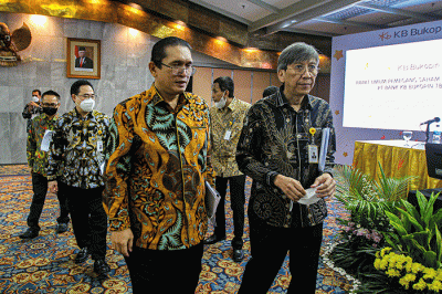 RUPS Luar Biasa di Kantor Pusat Bank KB Bukopin, Jakarta, Rabu (30/11/2022).