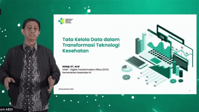 Acara day 3: Future & Ecosystems (Towards Metaverse, Smart & Safe Nation, Digital Economy & Startup, Future Data Science &AI) secara virtual.