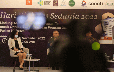 Konferensi pers bertajuk “Lindungi Masa Depanmu – Integrasi Teknologi Kesehatan untuk Optimalkan Edukasi dan Program Dukungan Pasien Diabetes” di Jakarta.
