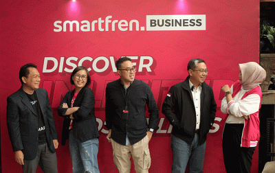 Smartfren paparkan komitmen dan strategi Smartfren Business di Jakarta, Rabu (30/11/2022).