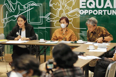Focus Gruop Discussion (FDG) dan Diskusi Publik yang diselenggarakan oleh Tanoto Foundation di Impact Gallery, Jakarta, Senin (5/12/2022).