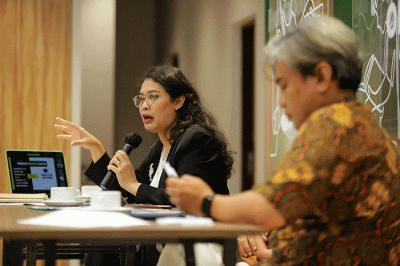 Focus Gruop Discussion (FDG) dan Diskusi Publik yang diselenggarakan oleh Tanoto Foundation di Impact Gallery, Jakarta, Senin (5/12/2022).