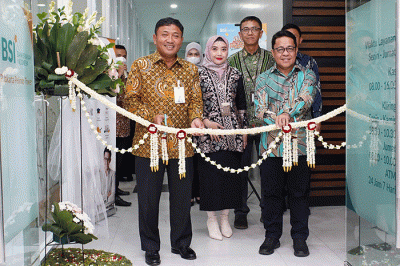 Grand Launching BSI KCP Jakarta Pelindo Tower di Jakarta, Rabu (7/12/2022).