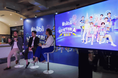 Program Blibli Histeria Spektakuler 12.12 di kawasan SCBD, Jakarta, Senin (12/12/2022).