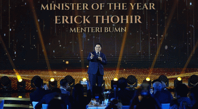 Menteri BUMN Erick Thohir Raih Penghargaan Minister Of The Year 2022