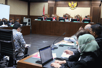 Sidang lanjutan kasus minyak goreng di Pengadilan Tipikor, Jakarta, Selasa (13/12/2022).