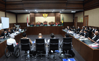 Sidang lanjutan kasus minyak goreng di Pengadilan Tipikor, Jakarta, Selasa (13/12/2022).