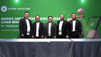 Rapat Umum Pemegang Saham Luar Biasa (RUPSLB) PT Trimegah Karya Pratama Tbk di Jakarta, Selasa (13/12/2022).