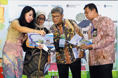 Suntory Garuda Beverage (SGB) mengumumkan sekaligus tiga (3) gebrakan besar terkait dengan program Mizuiku.
